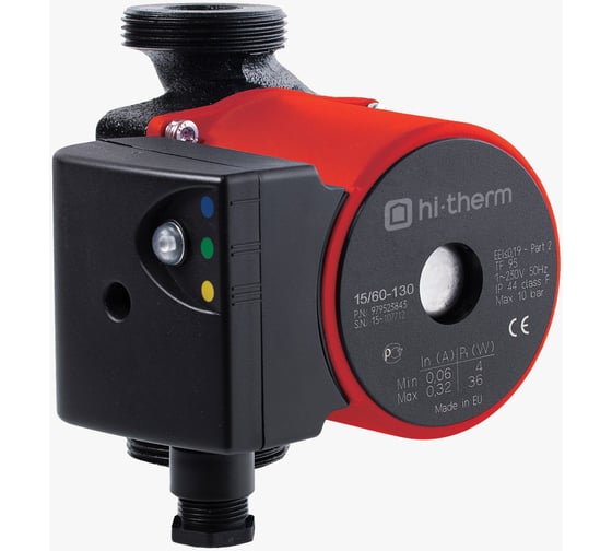 Циркуляционный насос Hi-Therm с электронным управлением HTNT + 25/40-130
