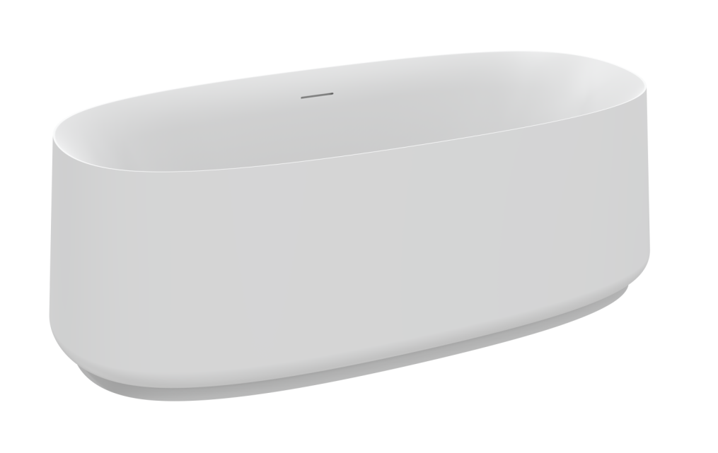 Акриловая ванна Cezares Lux CZR-LUX-CENTRAL-170-82-58-MATT 170x82 см белый матовый