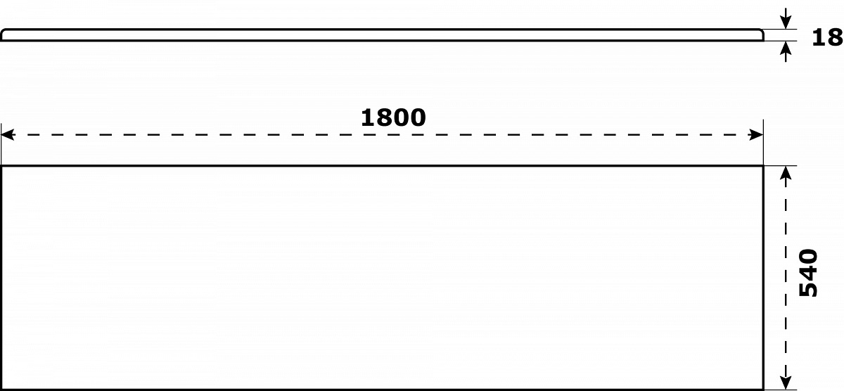 Фронтальная панель Azario Верда ВРЭ0001 180 см