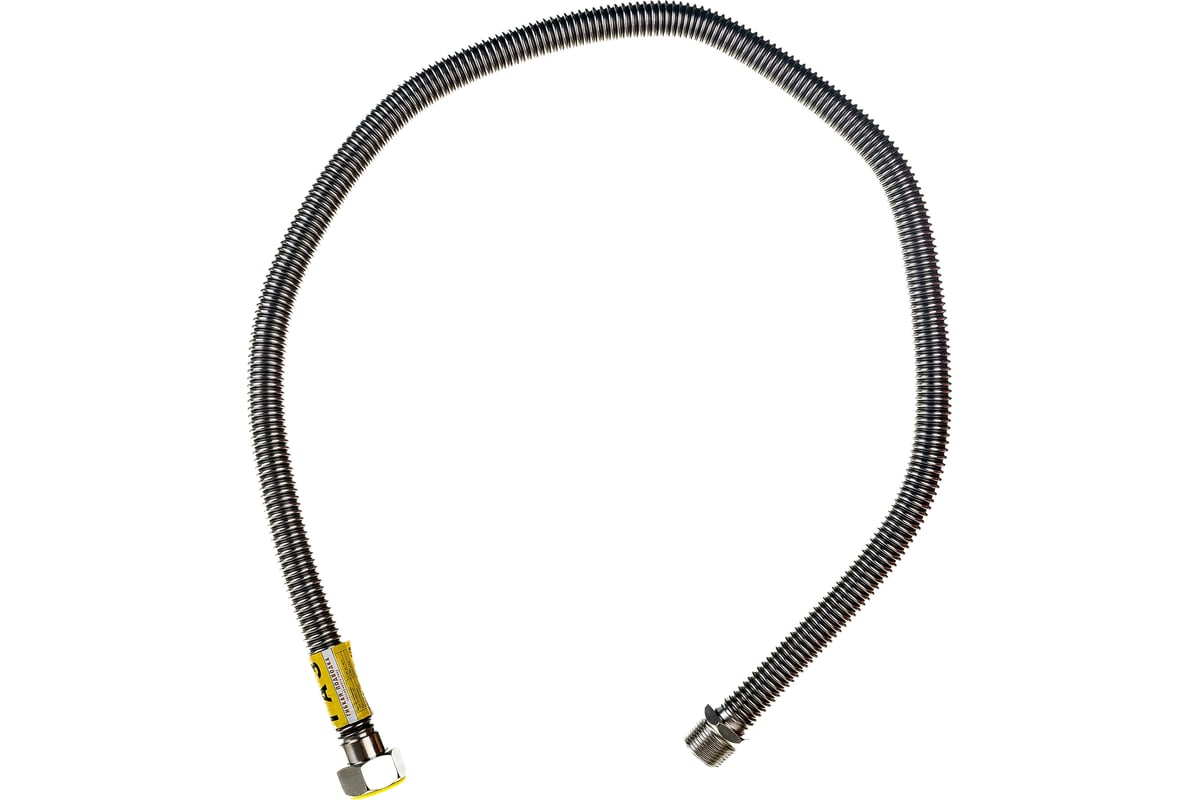 Сильфонная подводка для газа Kensudo 3/4" 100 см, внутренняя/наружная 26691