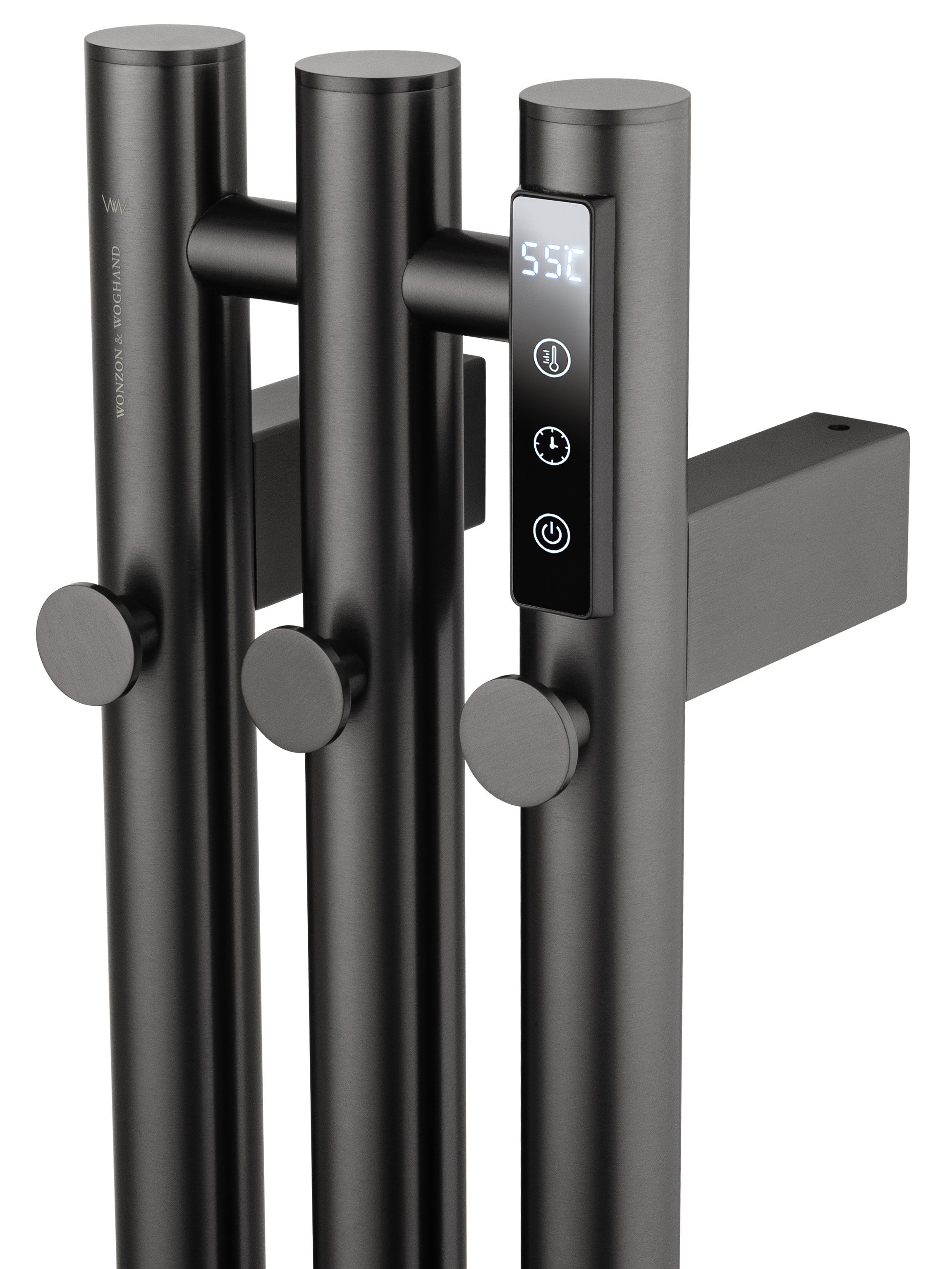 Полотенцесушитель электрический Wonzon&Woghand Kassel WW-AL72312-BGM темный графит