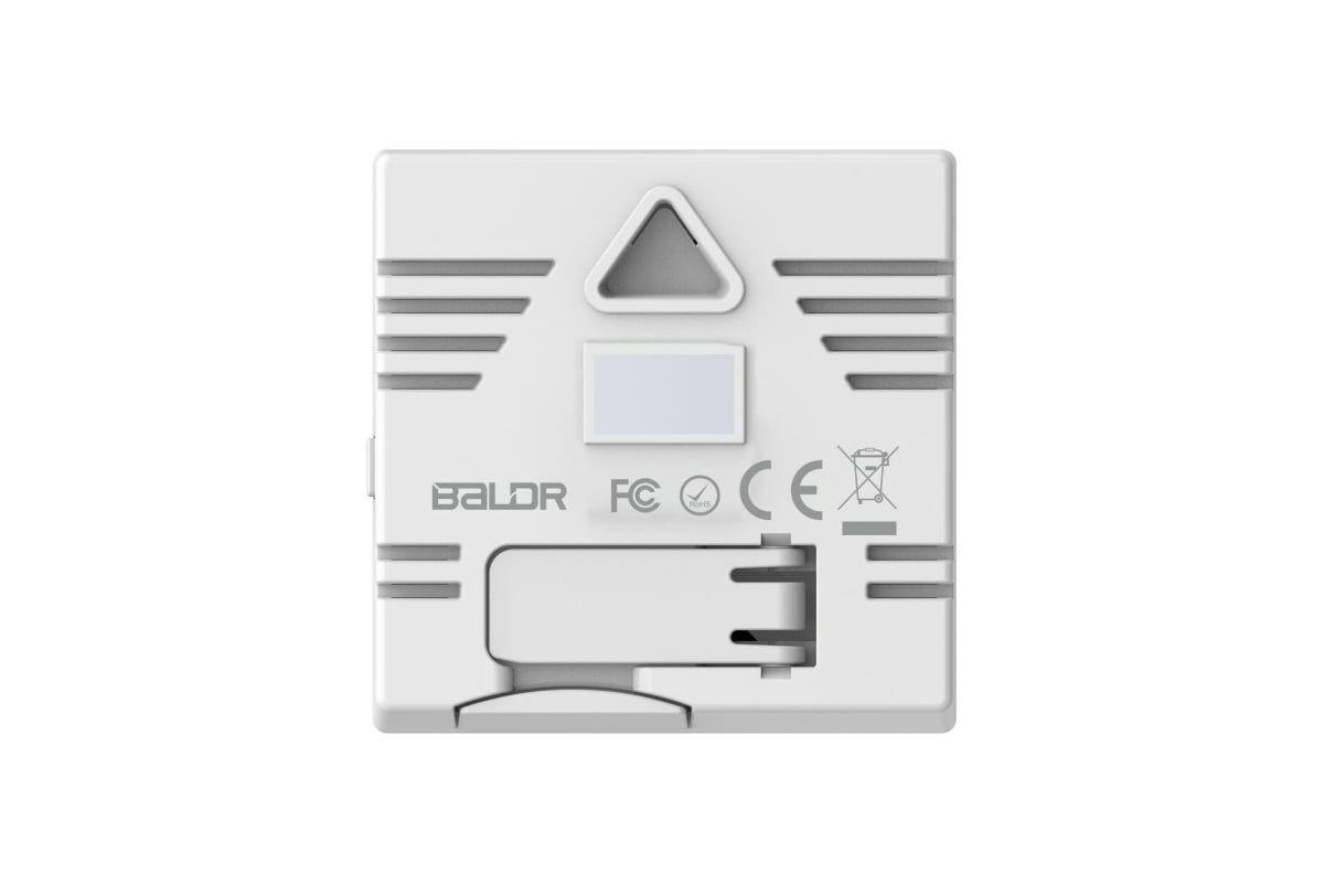 Цифровой термогигрометр с внешним датчиком BALDR B0387TH-WHITE