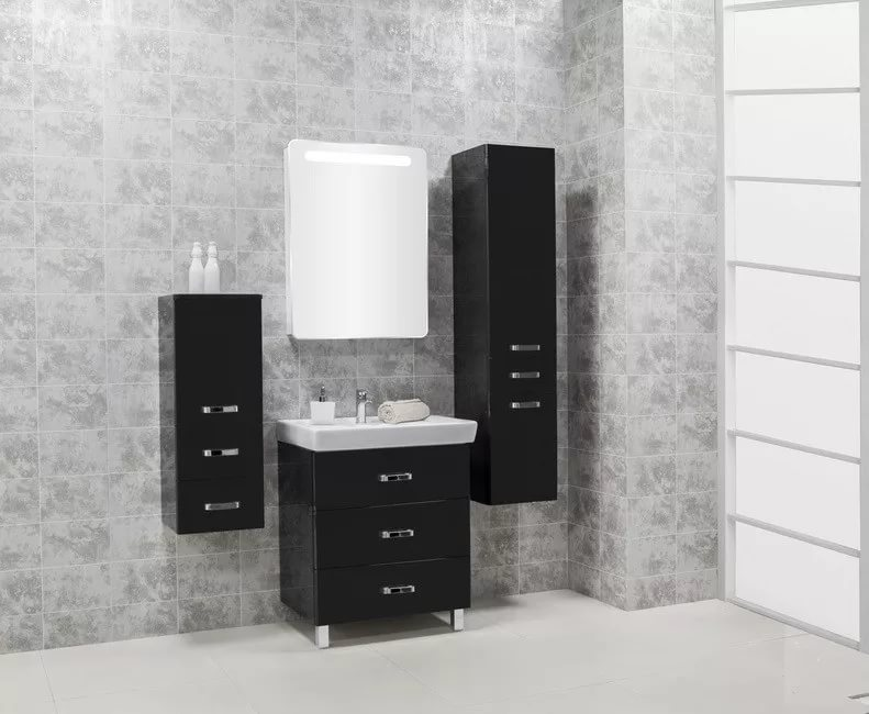 Мебель для ванной Акватон Америна 70 М, черный