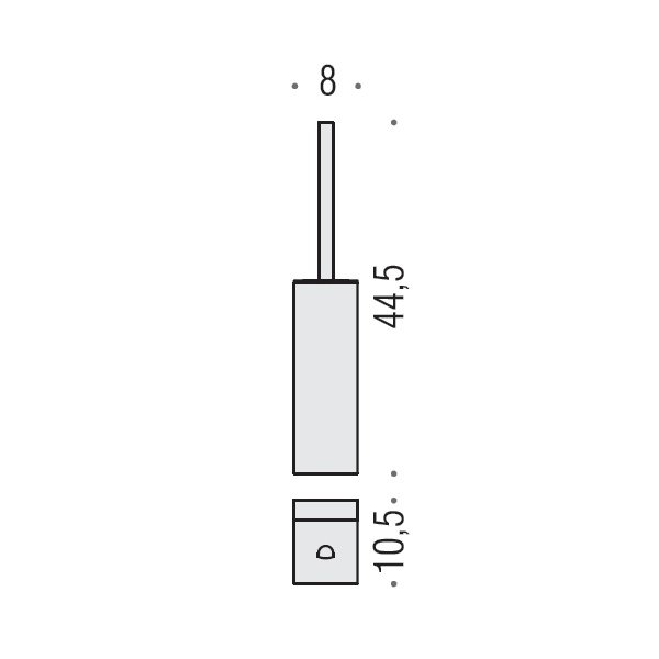 Ершик Colombo Lulu B6207.HPS золото