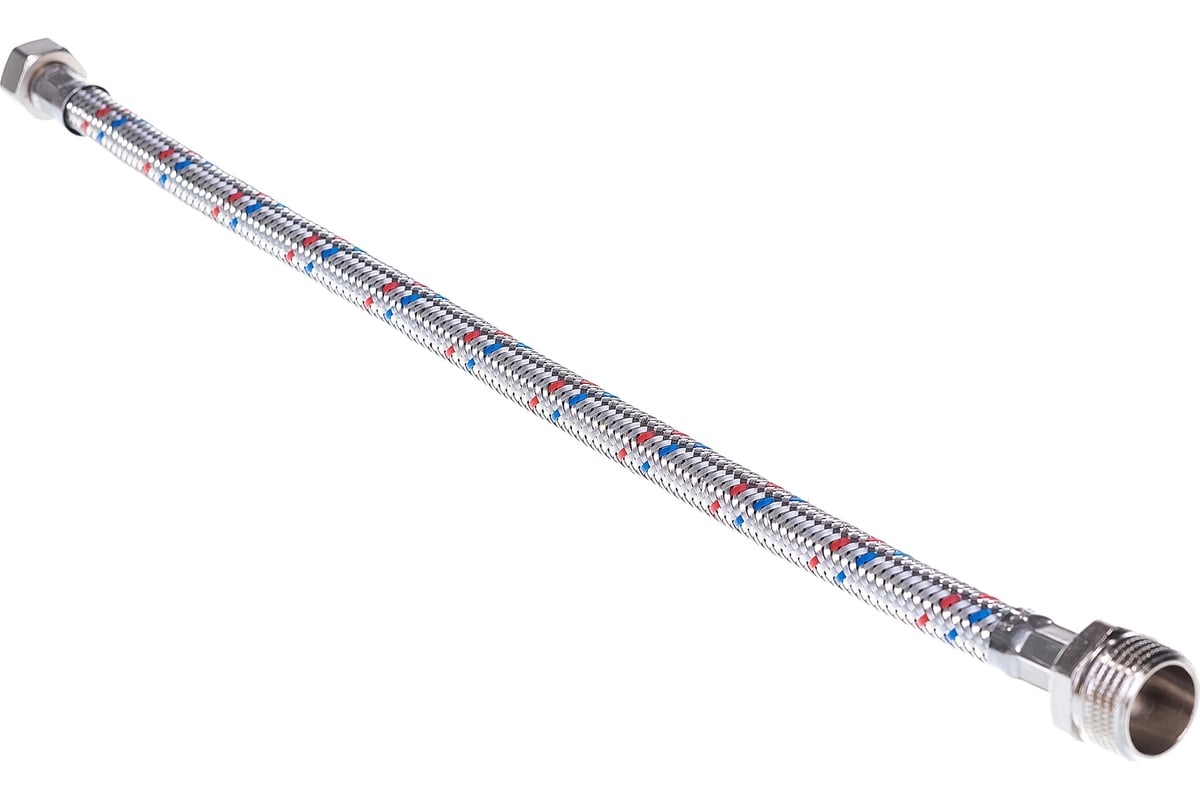 Гибкая подводка для воды НР 1/2" х ВР 3/8", длина 400 мм STOUT RG008P0SIFUAU6