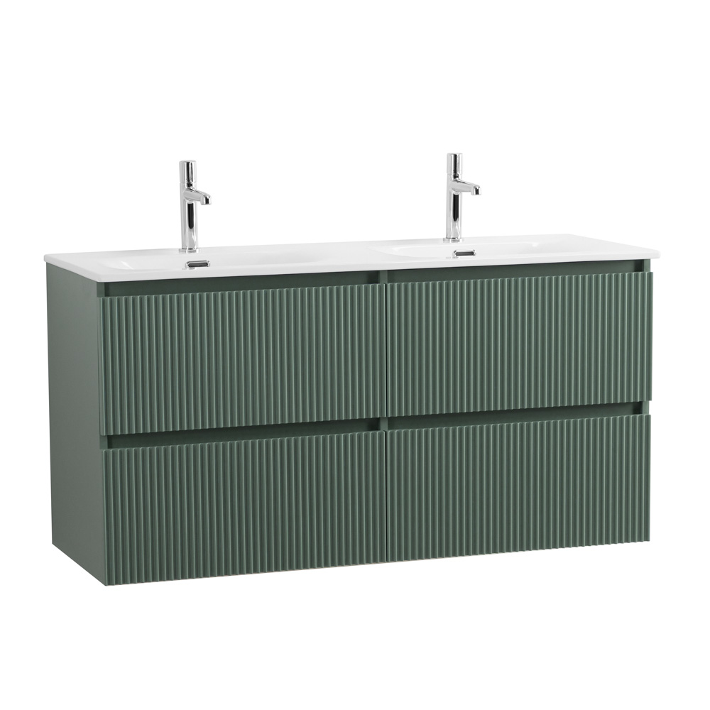Тумба с раковиной BelBagno Uno 120 см, 4 ящика, Еловый матовый