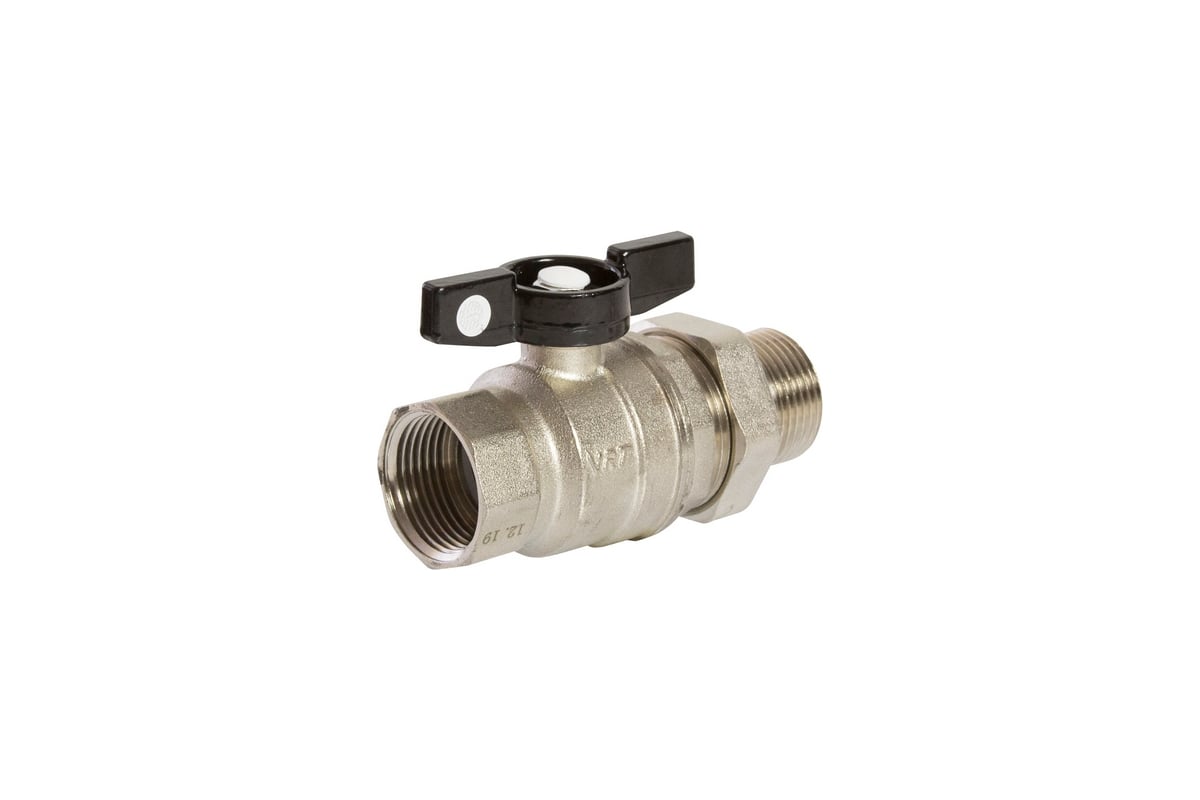 Кран шаровой VRT со сгоном 1'' бабочка 529594