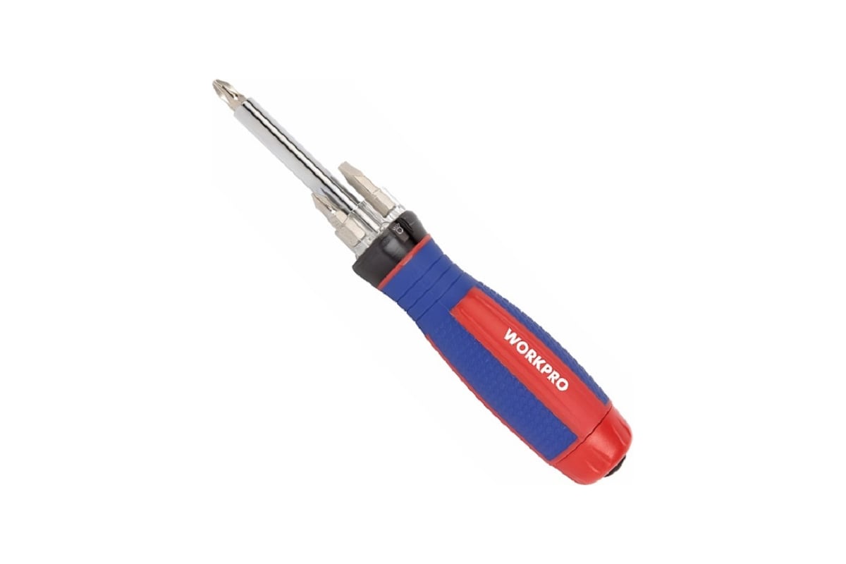 Отвертка 4в1 с подсветкой WORKPRO CR-V WP221047