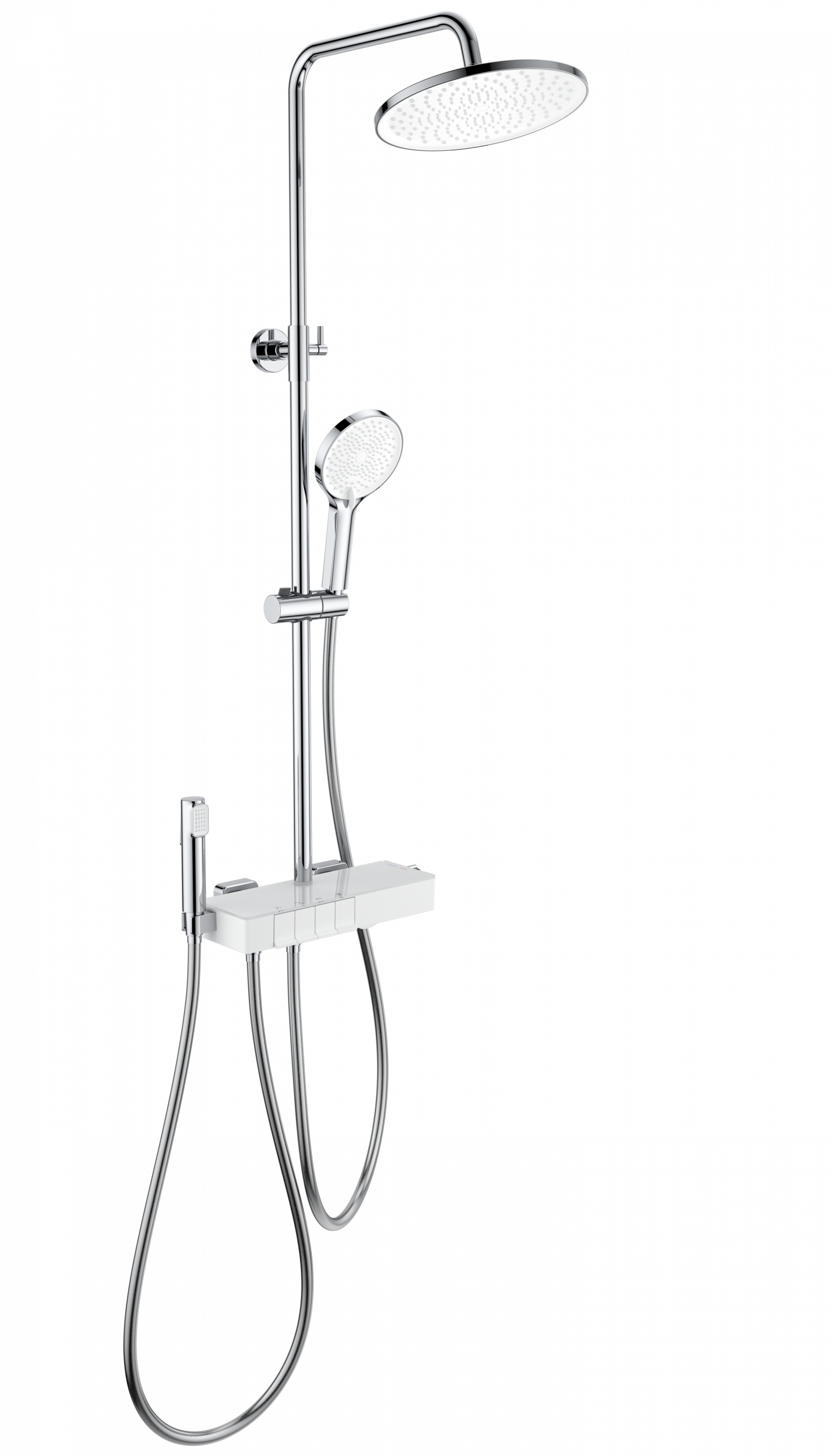 Душевая стойка Wonzon&Woghand Muse Forte WW-B3580-CR термостат, хром