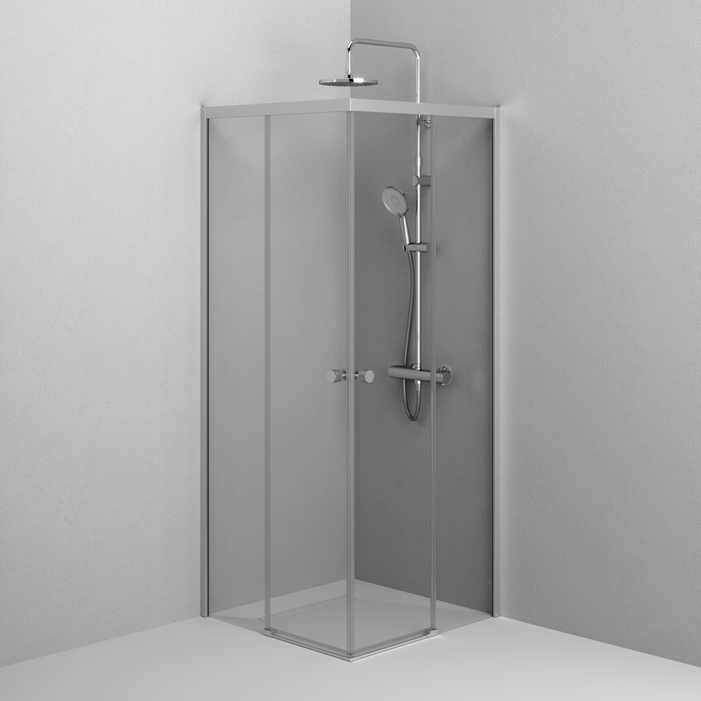 Душевой уголок Am.Pm X-Joy W94G-403-8080-МТ1К 80x80 прозрачный, хром матовый