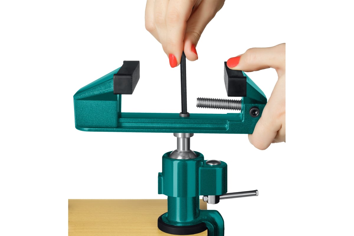 Шарнирно-поворотные тиски Kraftool Precision 75 мм 32711-75