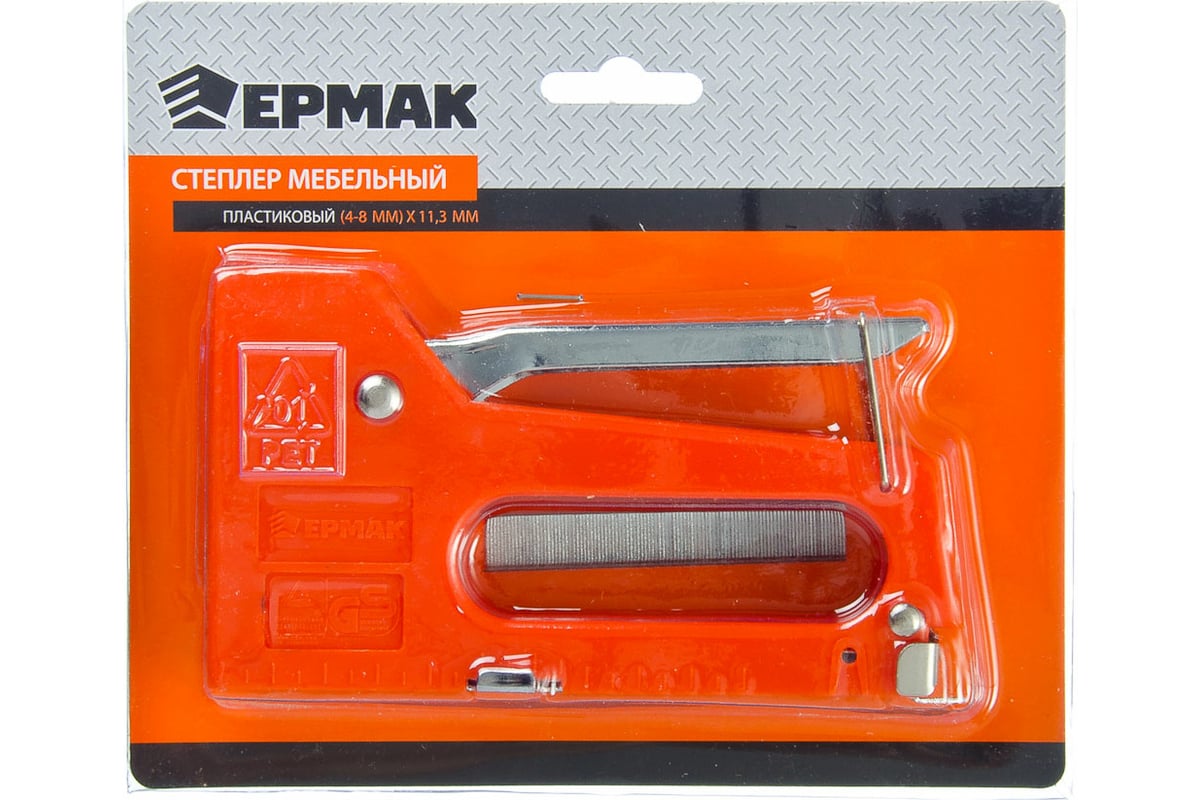 Мебельный степлер Ермак пластик 4-8ммх11,3мм 648-062