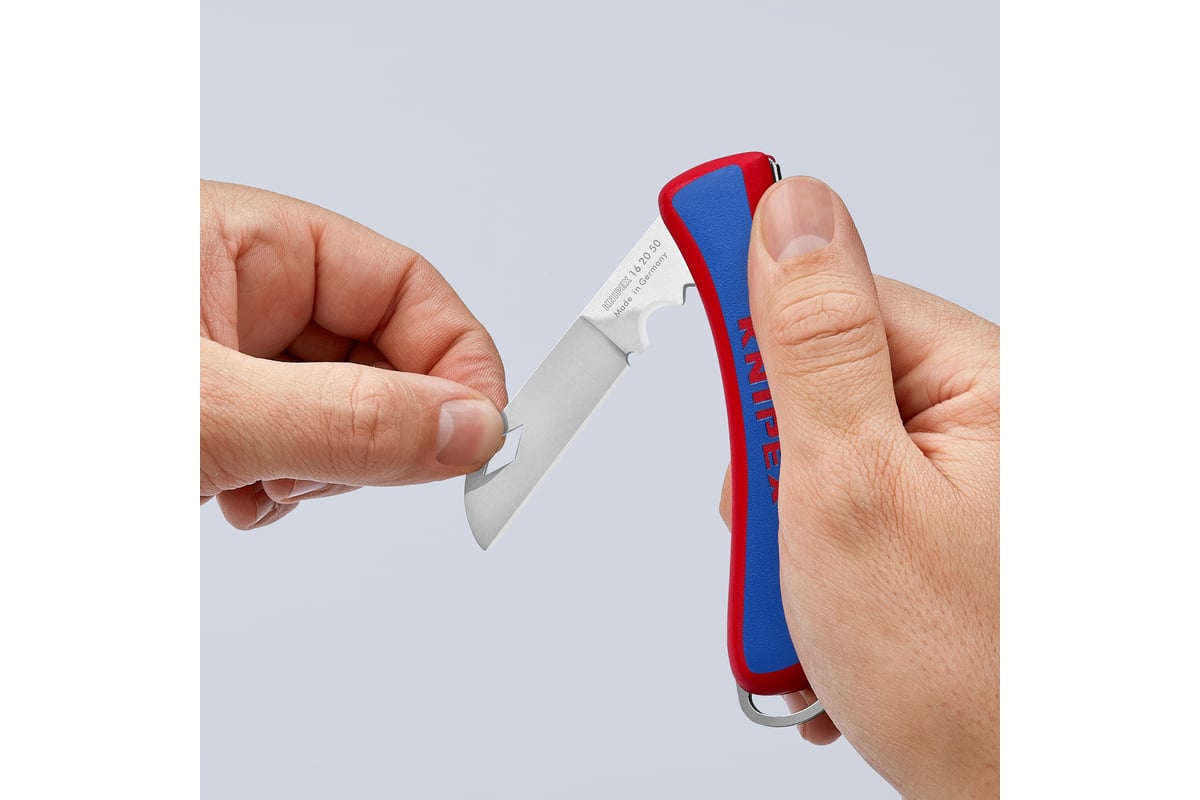 Складной нож электрика Knipex KN-162050SB