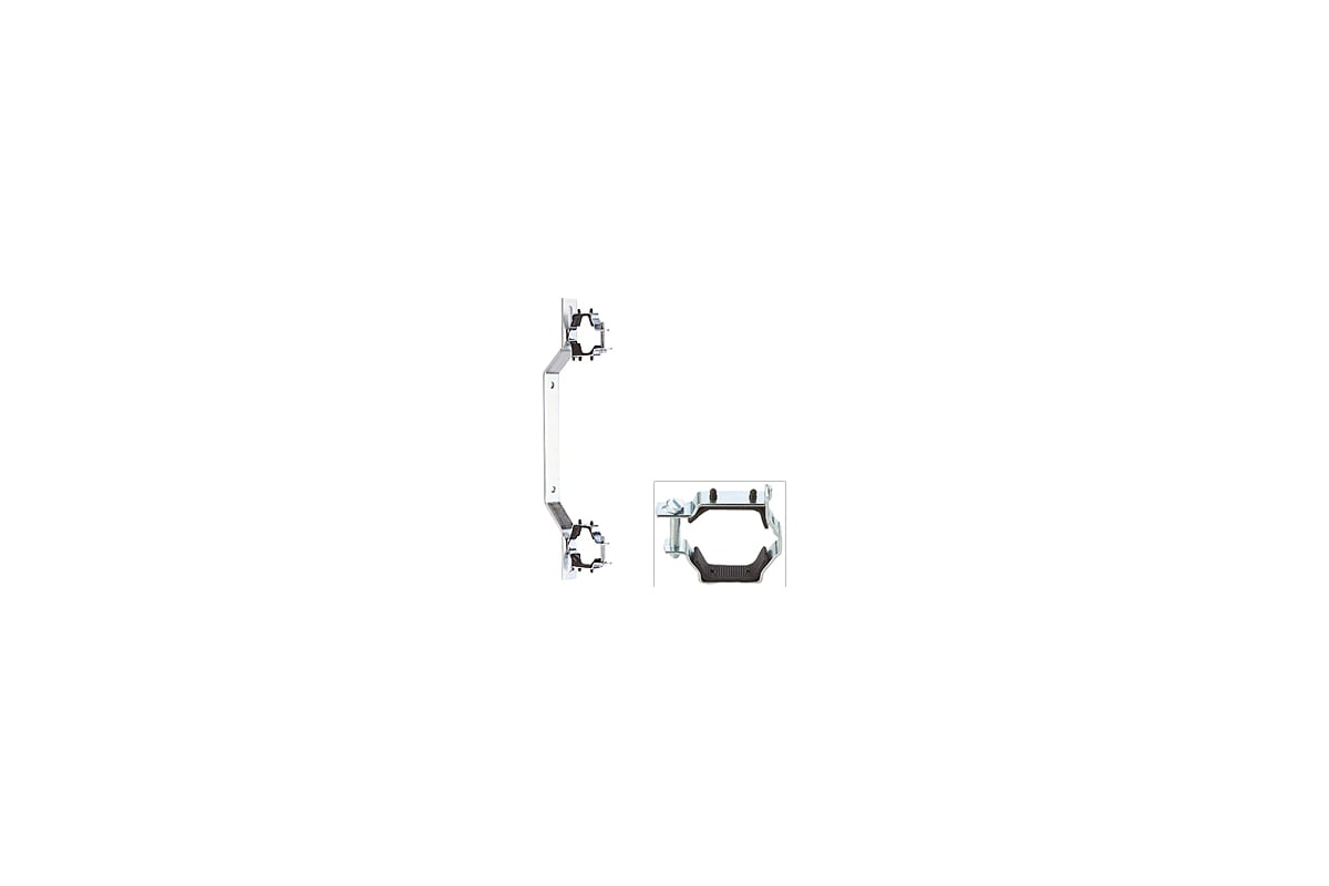 Сдвоенный кронштейн для коллектора Giacomini R588L 1, регулируемый R588LY001 013-0758