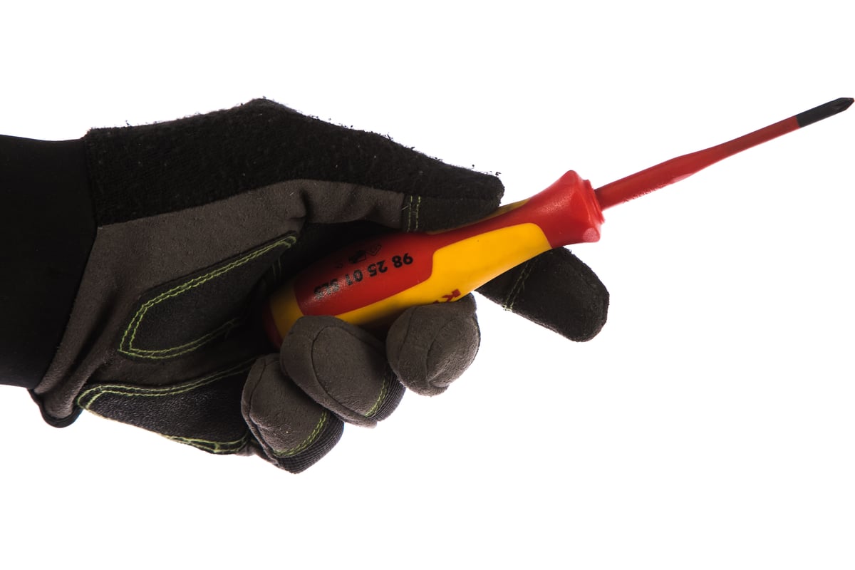 Тонкая отвертка Knipex PlusMinus Pozidriv KN-982501SLS
