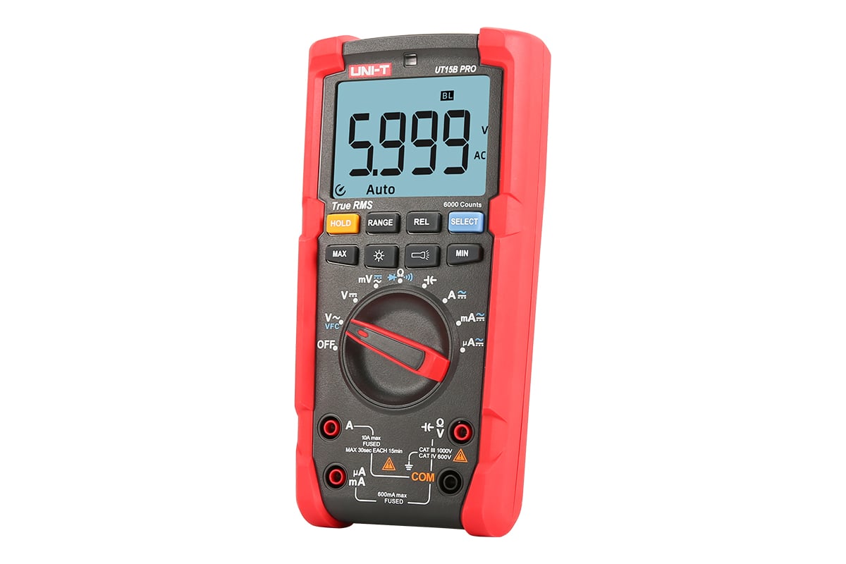 Цифровой мультиметр-автомат UNI-T UT15B PRO 00-00007441