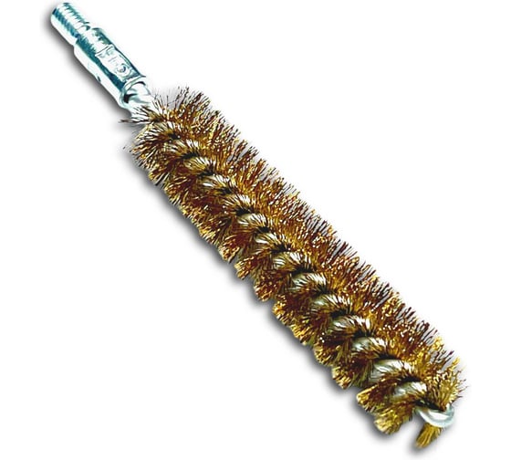 Щетка ерш Lessmann 18х80х115 мм, М6, латунь 0.15 мм 500718