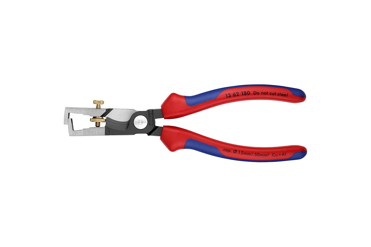 Клещи для удаления изоляции с функцией резания кабеля 180 мм Knipex StriX KN-1362180