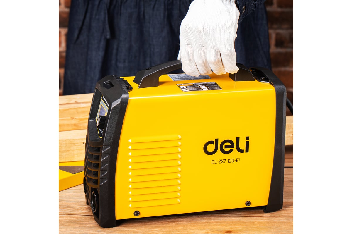 Инверторный сварочный аппарат Deli DL-ZX7-120-E1 120A 103014