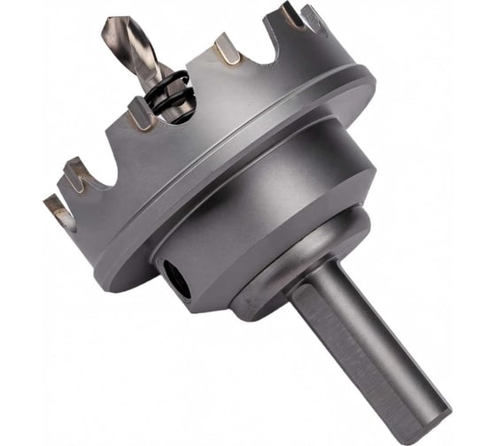 Коронка по металлу HM (52х12 мм; хвостовик 10 мм; комплект) D.BOR HS-HM-12-052-T