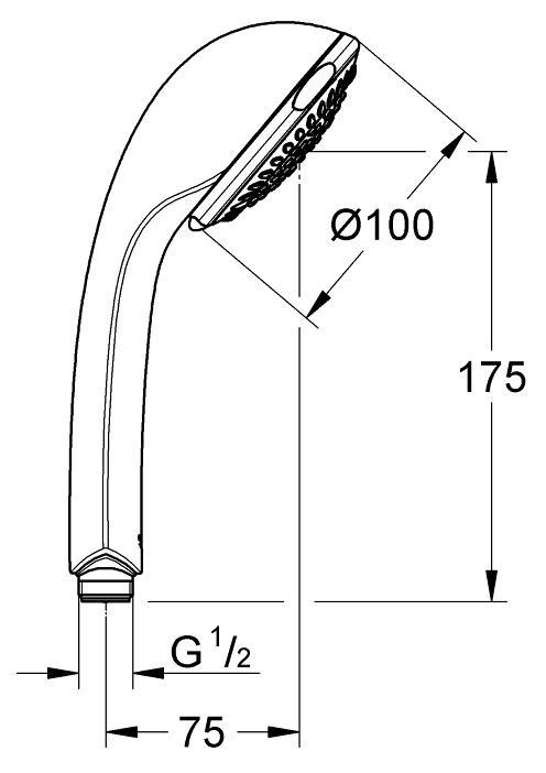 Душевая лейка Grohe Relexa Trio 28793000