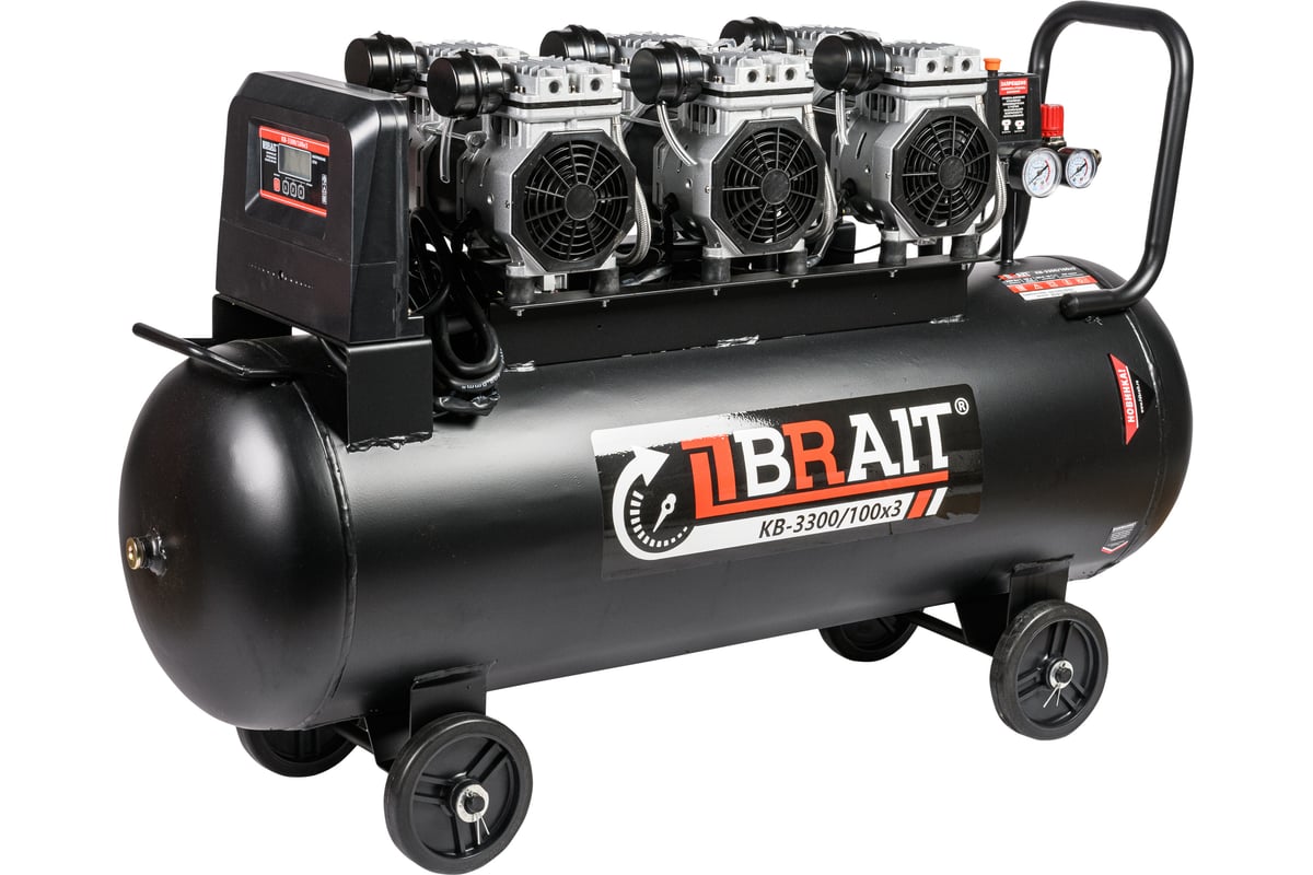 Воздушный компрессор Brait КВ-3300/100Х3 20.01.012.043