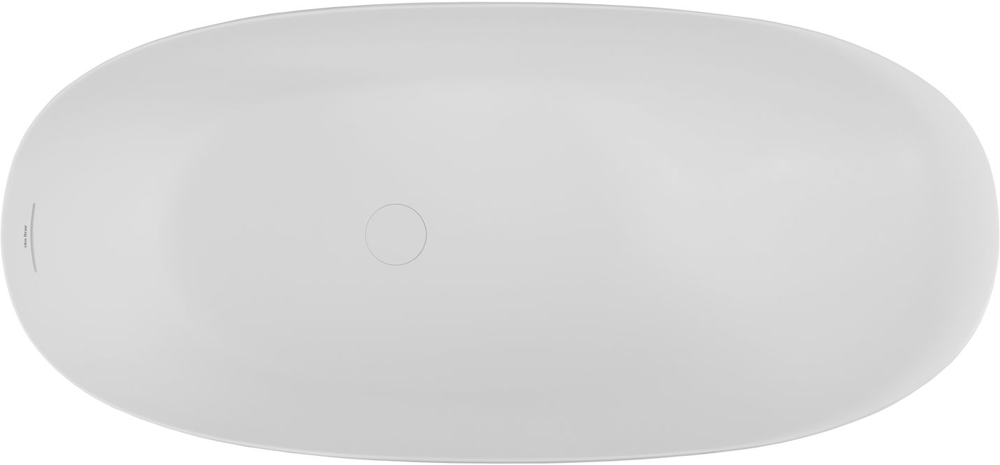 Ванна из искусственного камня Allen Brau Solid Stone Krion Neo 170x80 белый матовый 2.35001.21