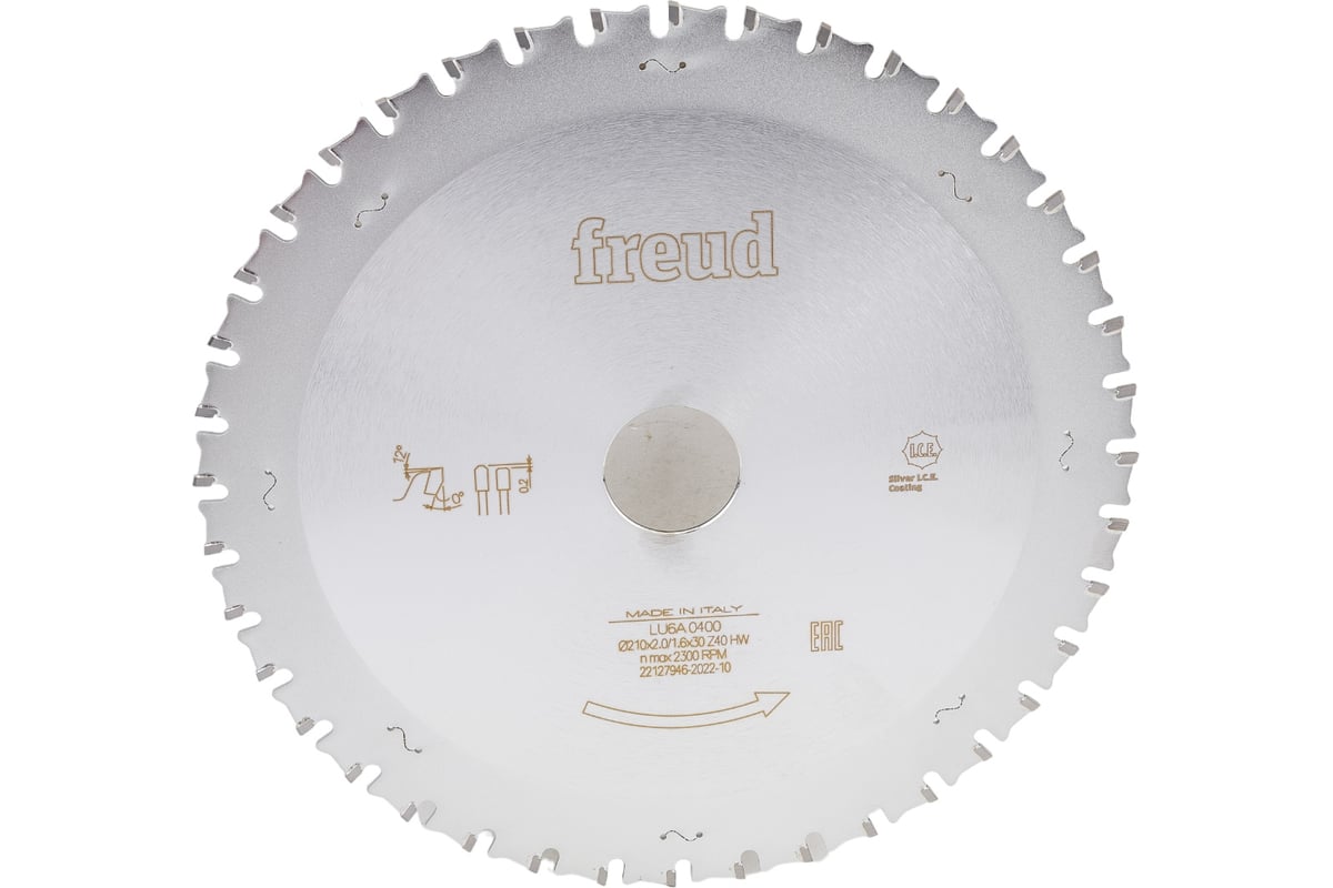 Диск пильный по железу LU6A (210х30 мм; 40Z) Freud LU6A0400