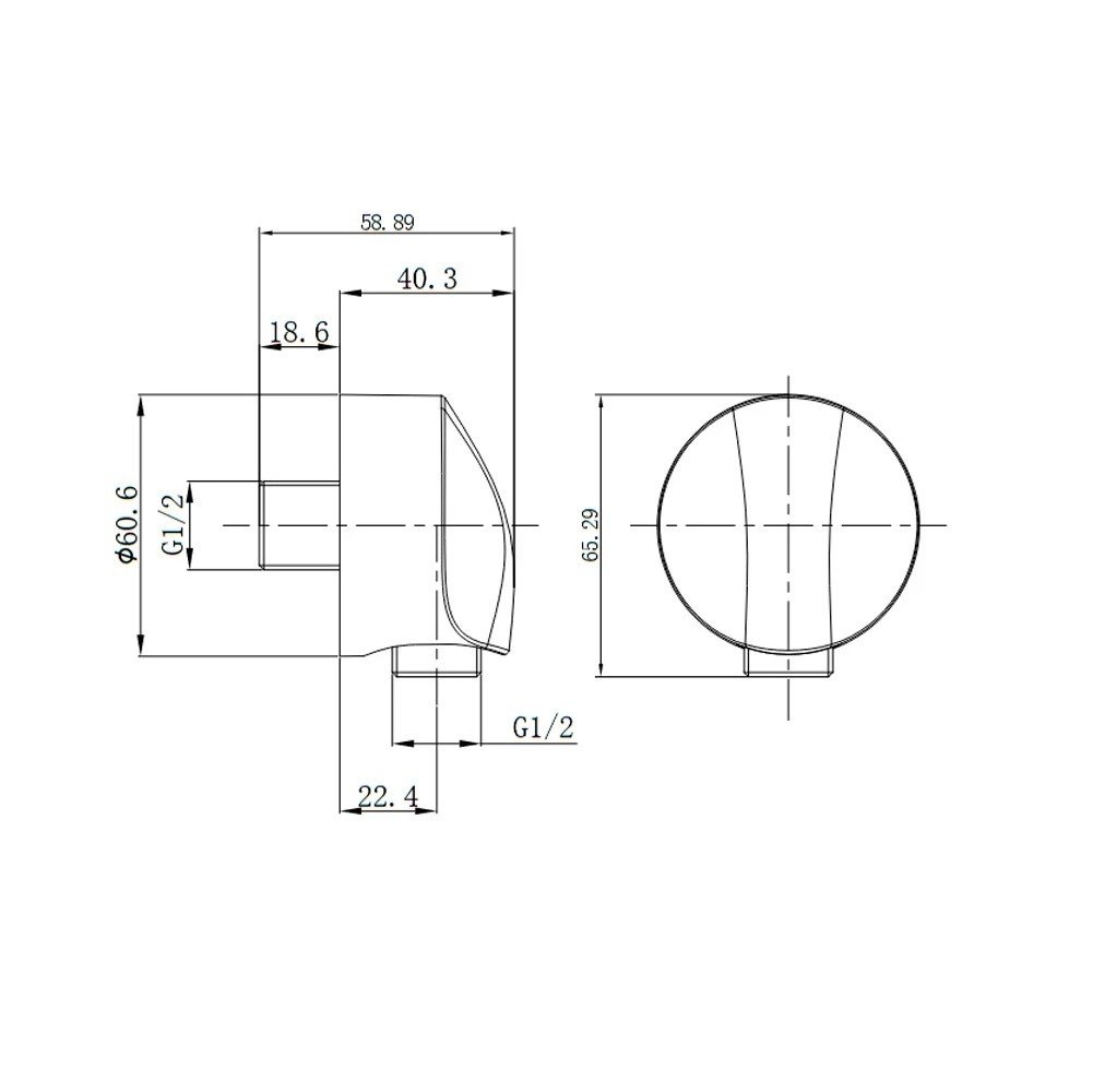 Шланговое подключение AQUAme AQM8710CR хром