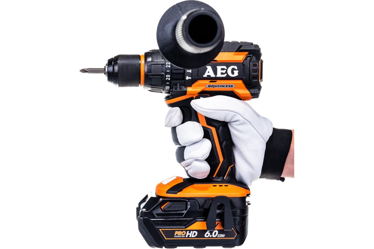 Бесщеточная ударная дрель-шуруповерт AEG BSB18BL LI-602C 4935464100
