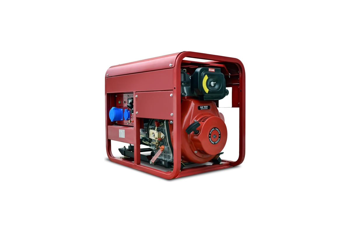 Дизельный электроагрегат REDVOLT 192fe, 7,0 квт, эл. старт, подготовка под ats EPD7500EA