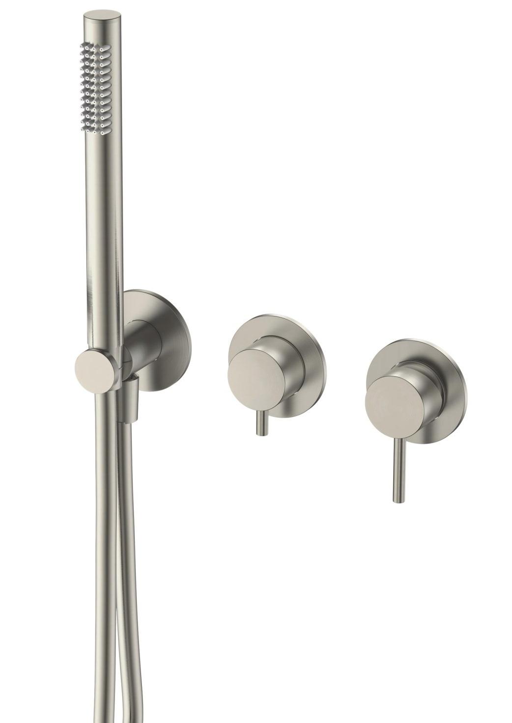 Смеситель для душа AQUAme Siena AQM8805BN никель шлифованный Смеситель для душа AQUAme Siena AQM8805BN никель шлифованный