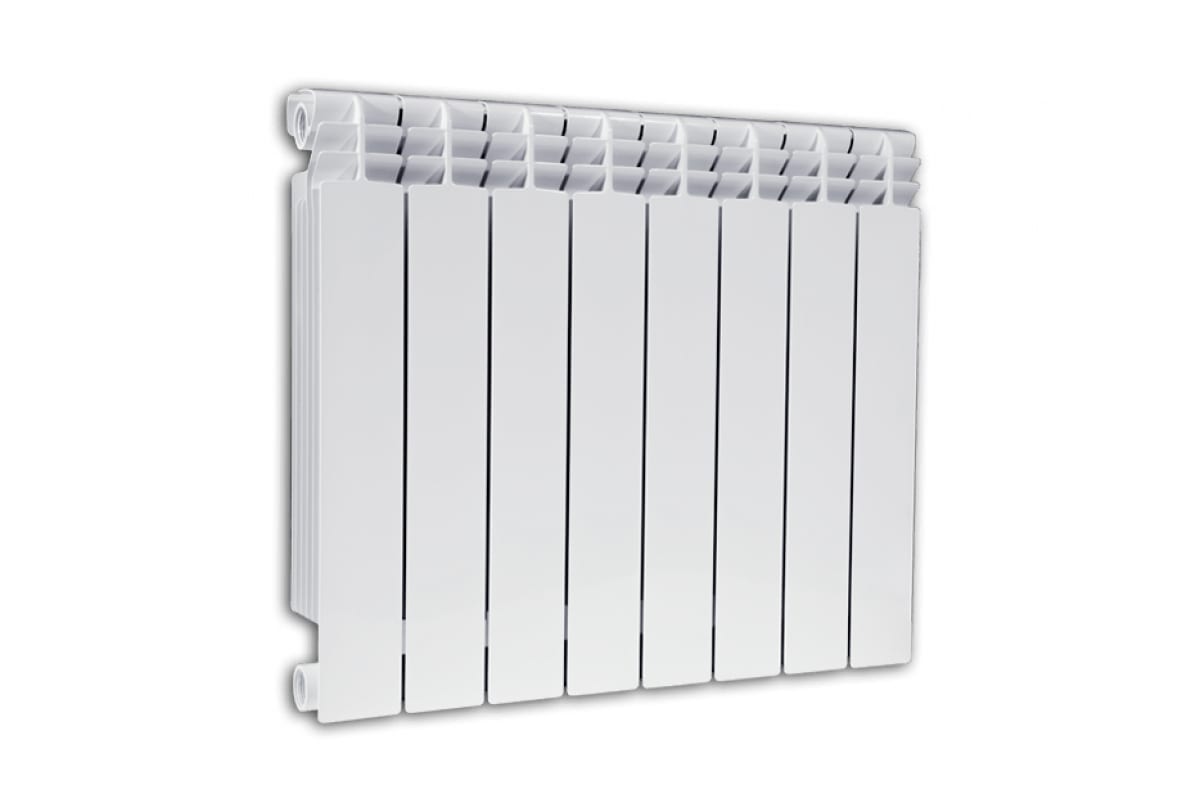 Биметаллический радиатор Fondital ALUSTAL 500/100 BIANCO 8 секций R90103408
