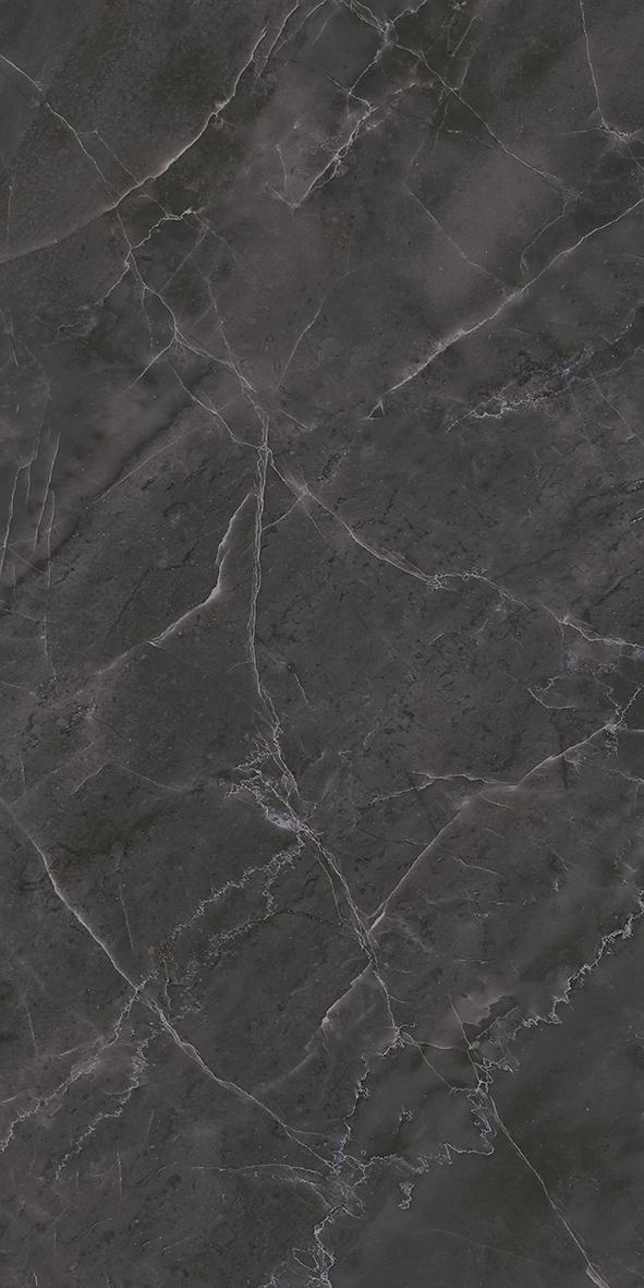 Плитка Laparet Olimpus чёрная 25х50 см, 34030