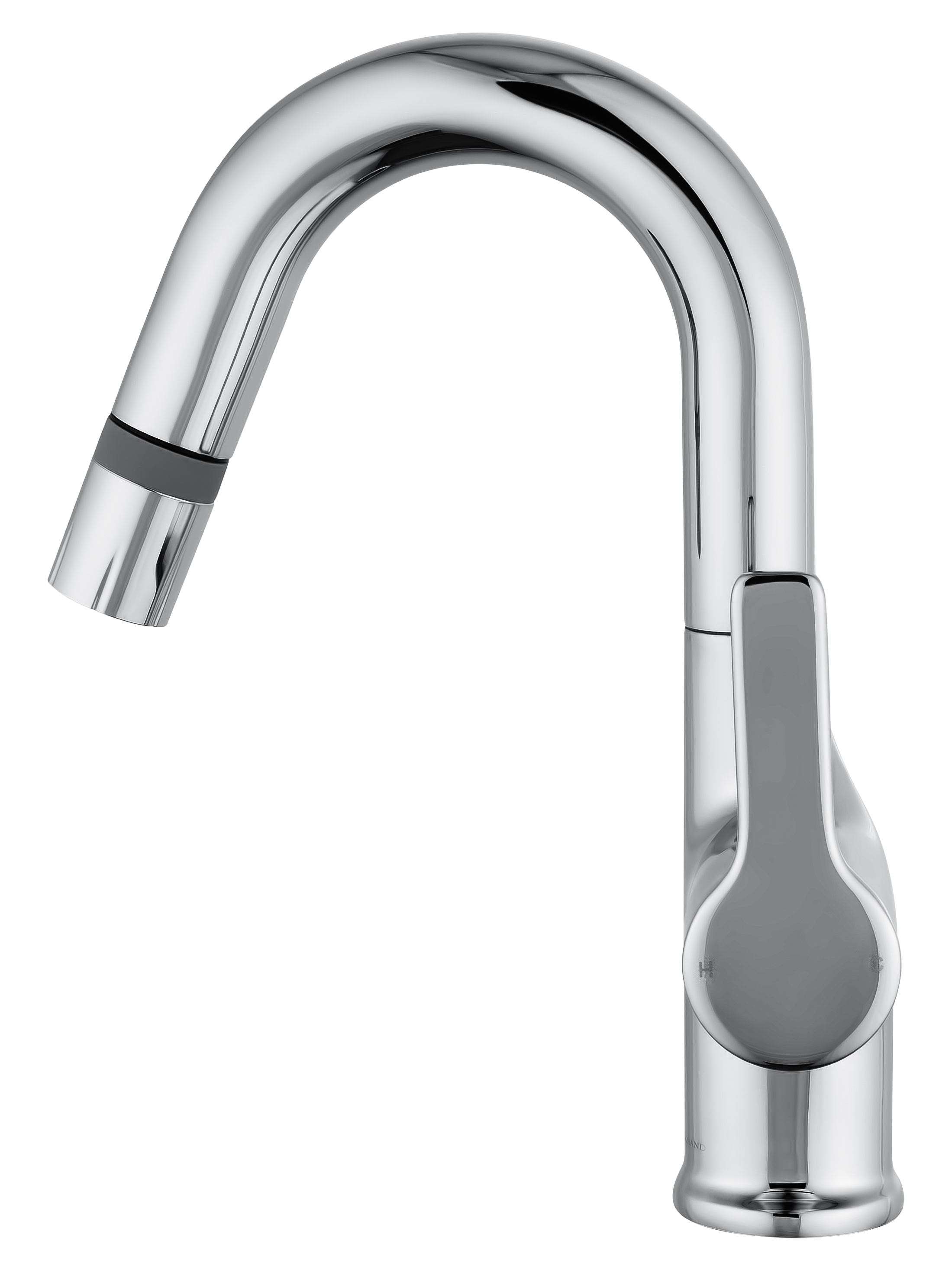 Смеситель для раковины Wonzon&Woghand WW-FE01L212-CR выдвижной излив, хром