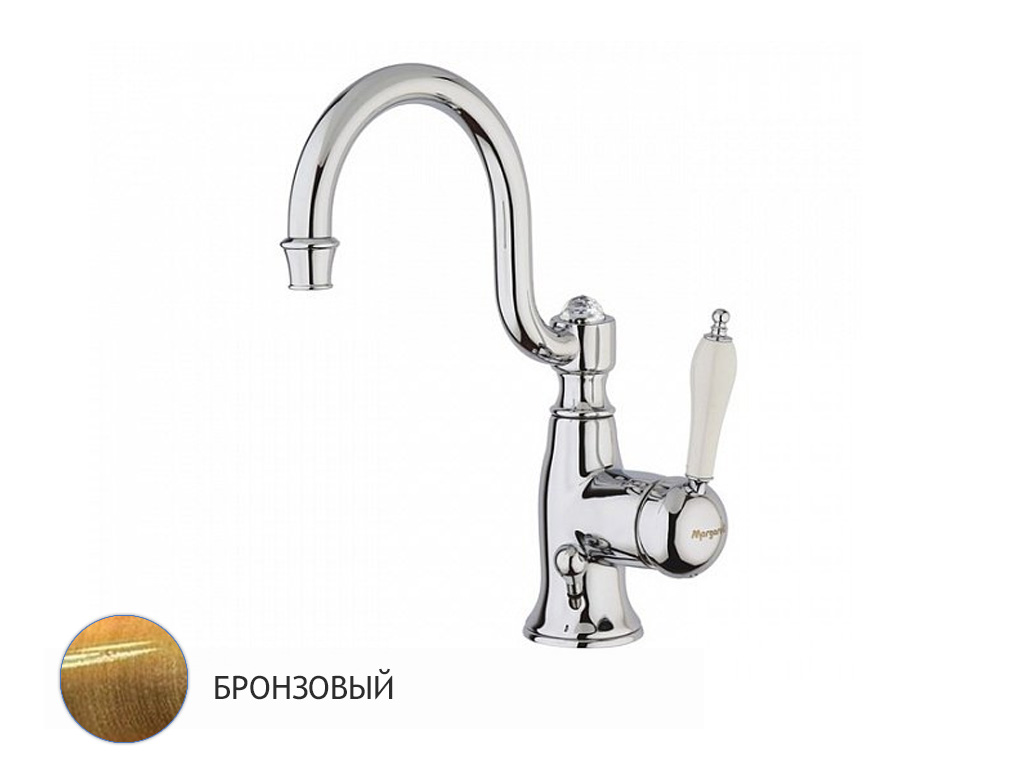 Смеситель для раковины Margaroli Classica RU1001AA01BR бронза