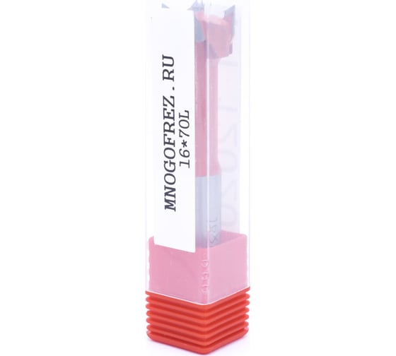 Сверло чашечное четырехзаходное по дереву FT120203L (16х70 мм; хв-к 10 мм; левое вращение) МНОГОФРЕЗ 6593