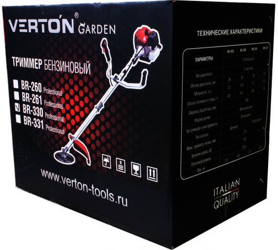Бензиновый триммер Verton garden BR-330 Professional 01.5985.8647