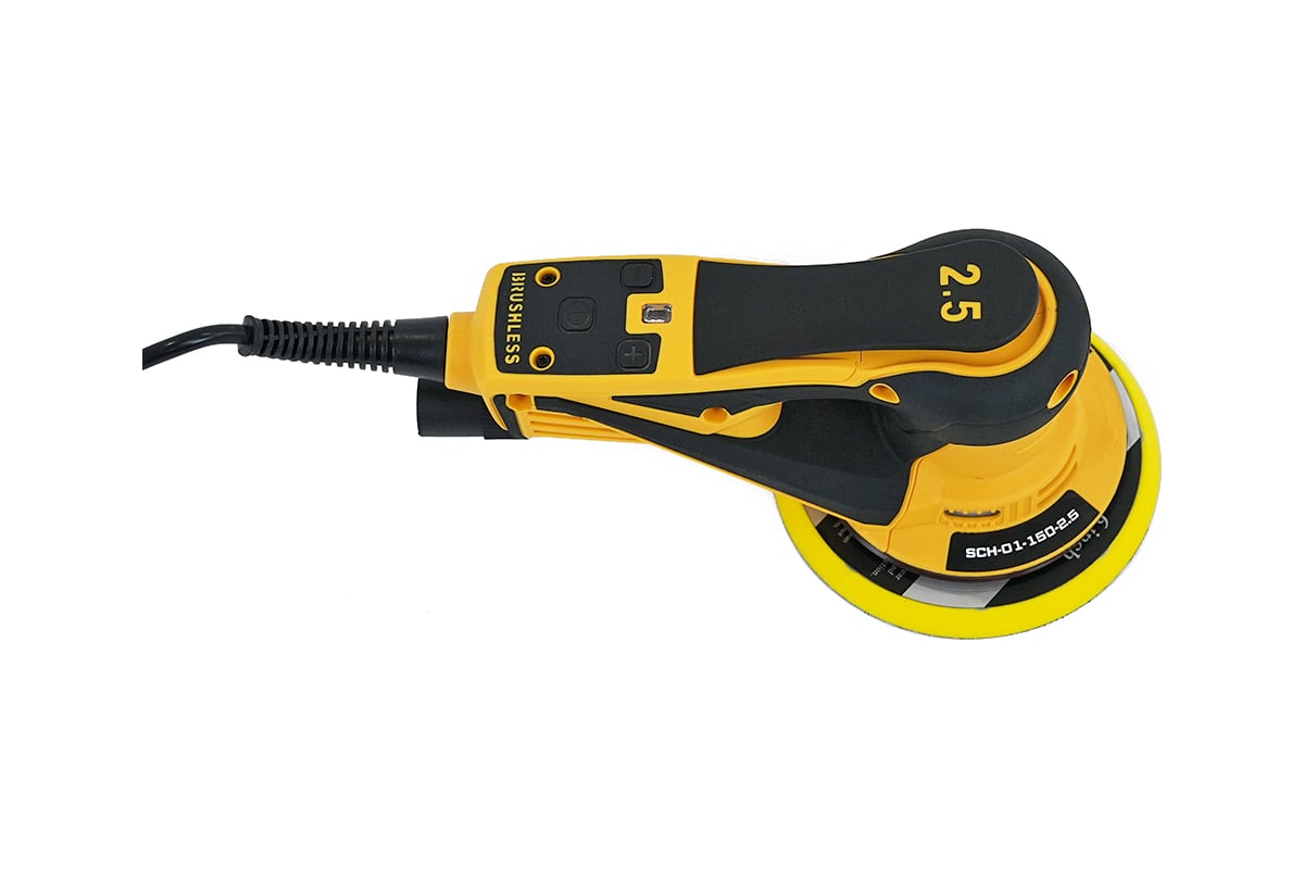 Шлифовальная ручная машинка Schtaer 220V/50Hz, 350W, эксцентрик 2,5 мм SCH-01-150-2.5