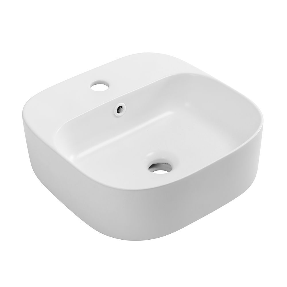 Раковина Cezares CZR-6615-BO 39 см белый матовый