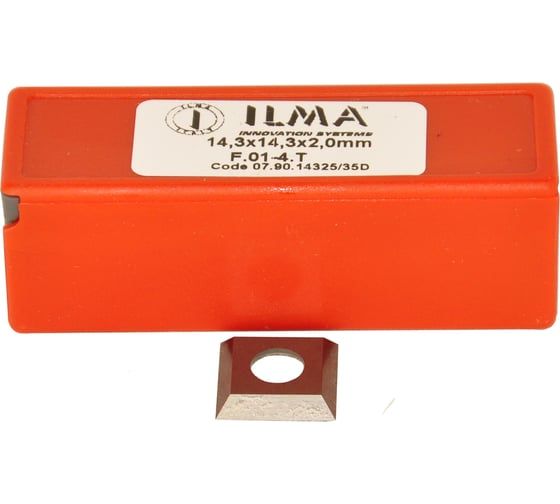Нож сменный квадратный твердосплавный ILMA HW 14,3x14,3x2,5 D=6,2/35 07.90.14325/35D
