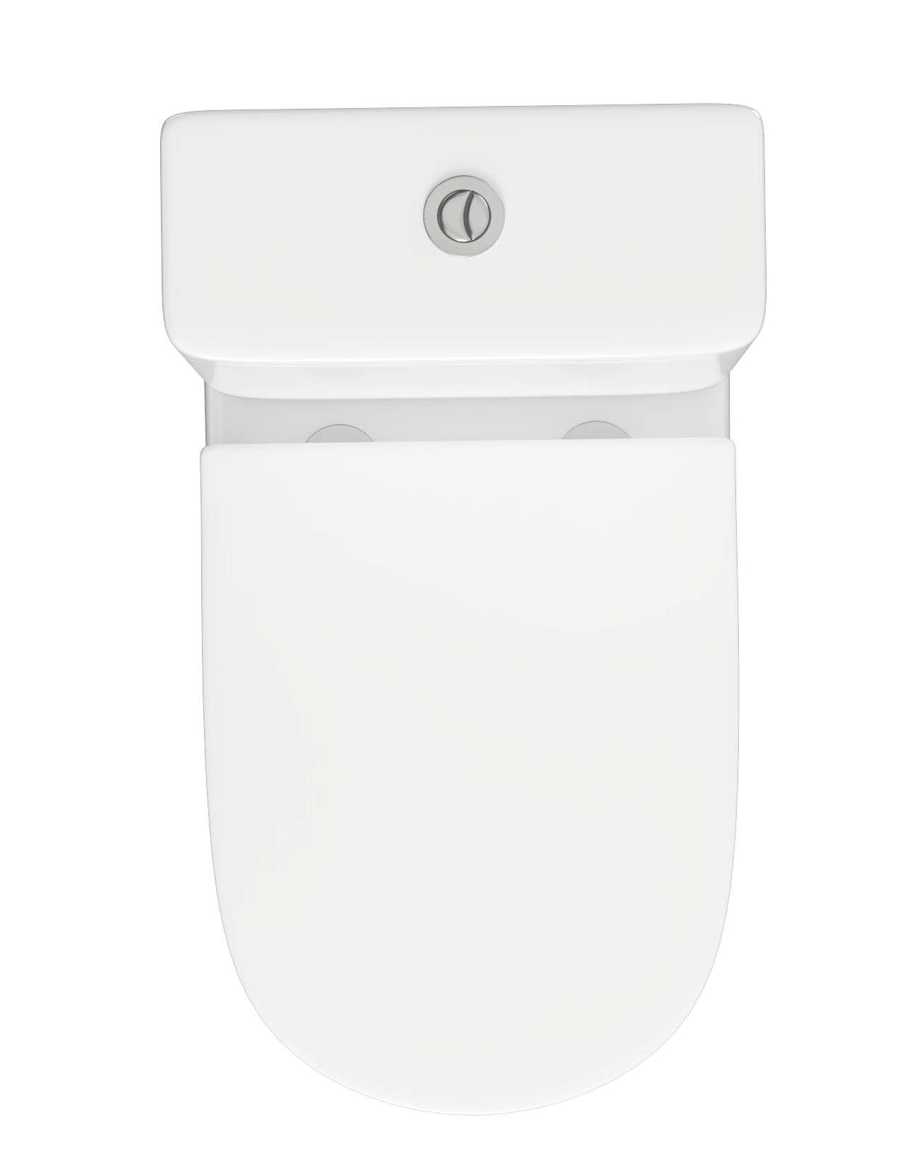 Унитаз-компакт Aquatek Optima Plus AQ4452-00 безободковый, смыв торнадо, с микролифтом