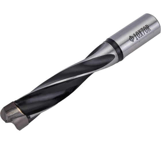 Сверло присадочное усиленное "глухое" (10x70 мм; S=10x20 мм; RH) ROTIS 412.1070R