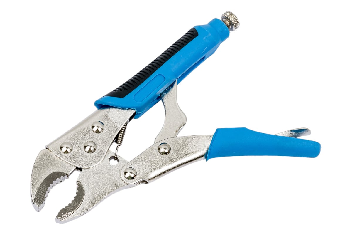 Зажим Vertextools ручной, полукруглый захват 180мм 0035-180