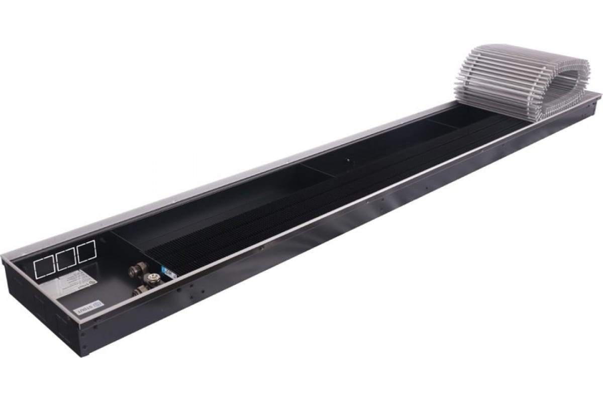 Внутрипольный конвектор STOUT SCN 80.300.2200 решетка алюминиевая SCN-1100-0830220 RG008TBJSDQHEN