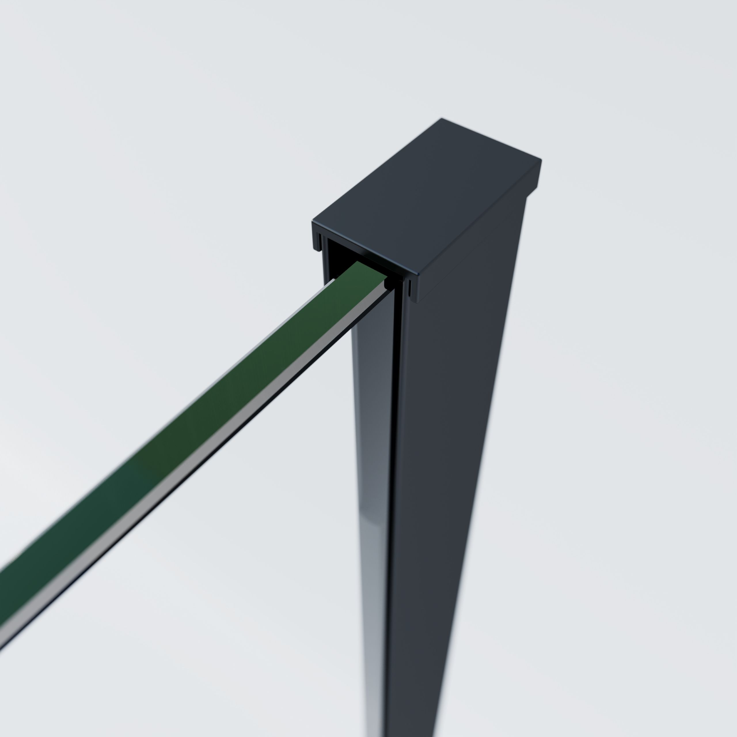 Душевой уголок Vincea Soft 2 VSR-3SO29010CLB 100x90 черный, прозрачное