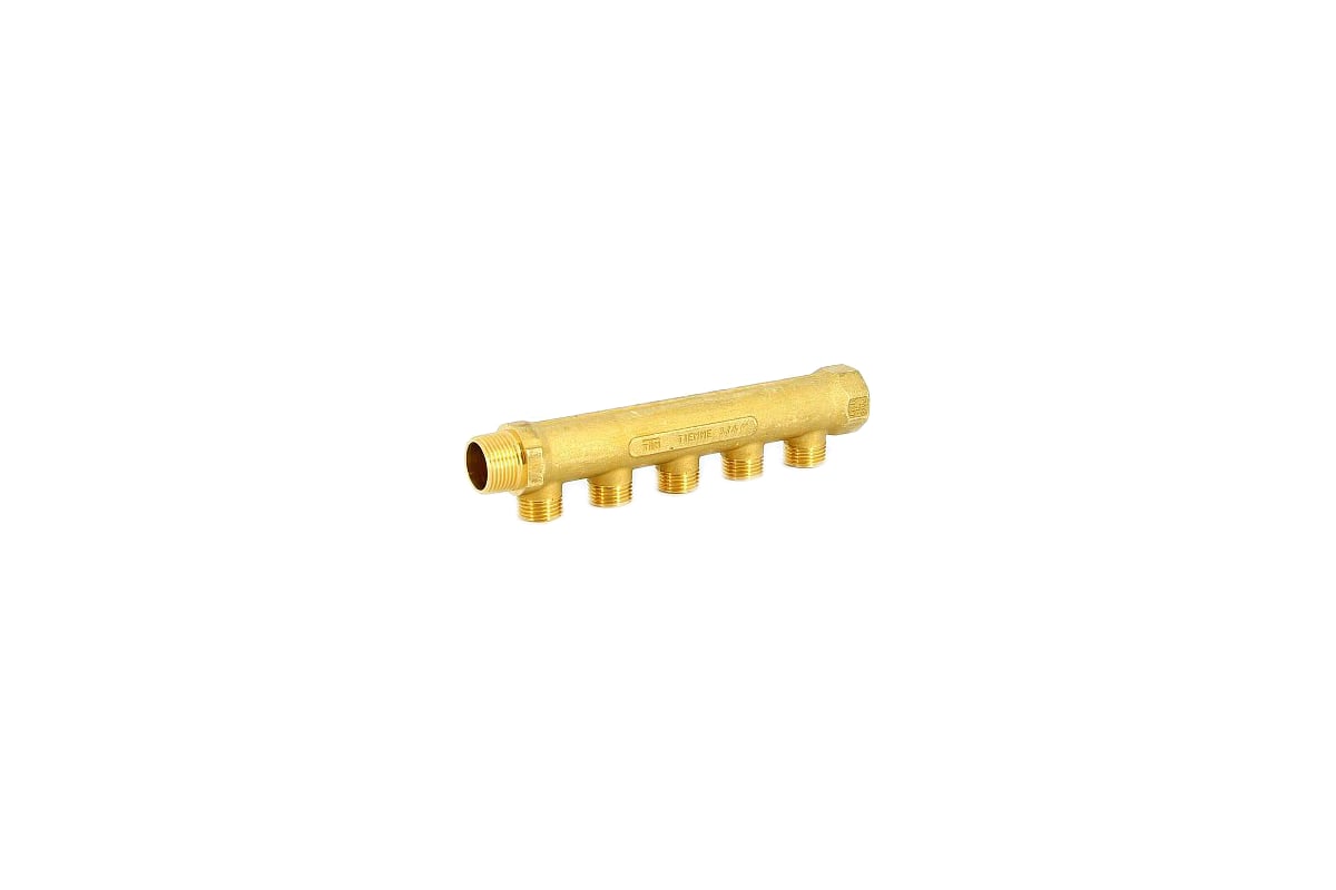 Коллектор Tiemme НВ 3/4", 5 выходов, 1/2", Н 36 мм 1910003
