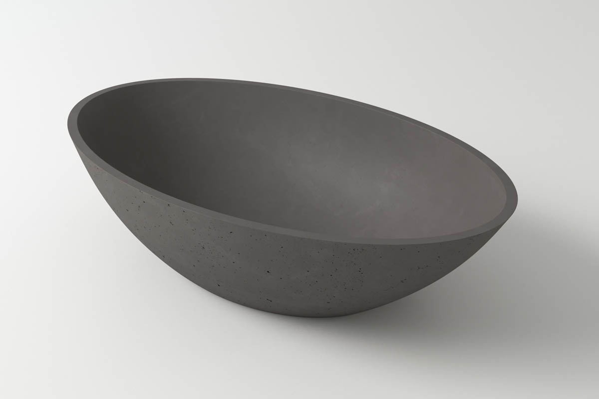 Раковина Holbi Dione Nano Concrete 60 см бетон 2.02.006.44.4