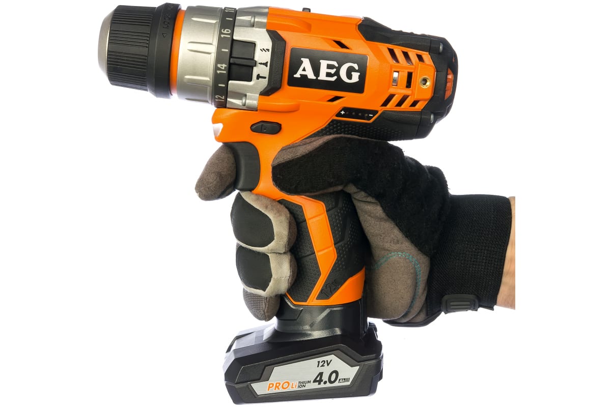 Аккумуляторная ударная дрель-шуруповерт AEG BSB12C2LI-X02B 4935451418