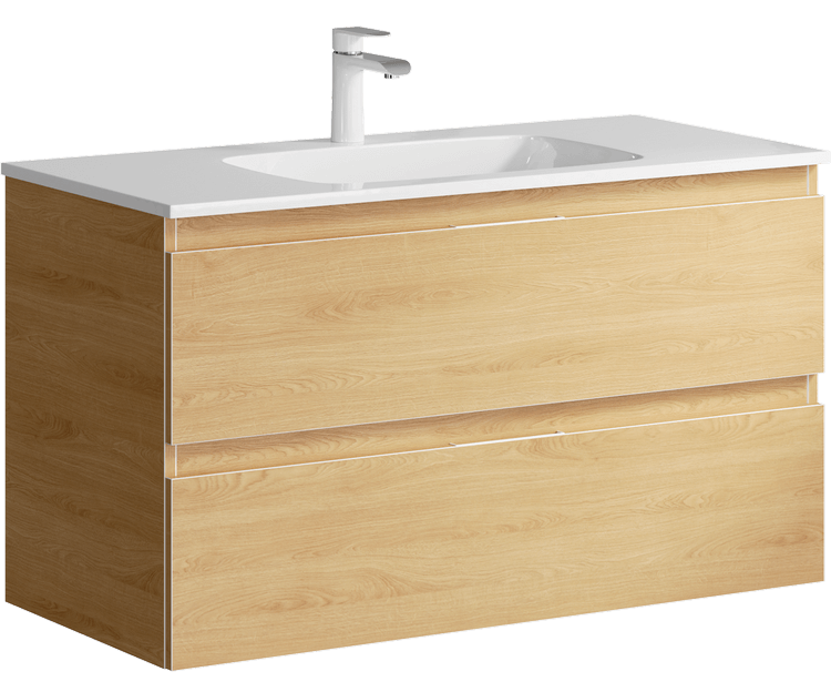 Мебель для ванной Aqwella Accent 100 см дуб золотой